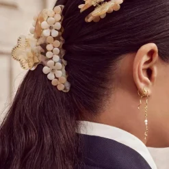 Marguerite Hair Claw Pumpkin