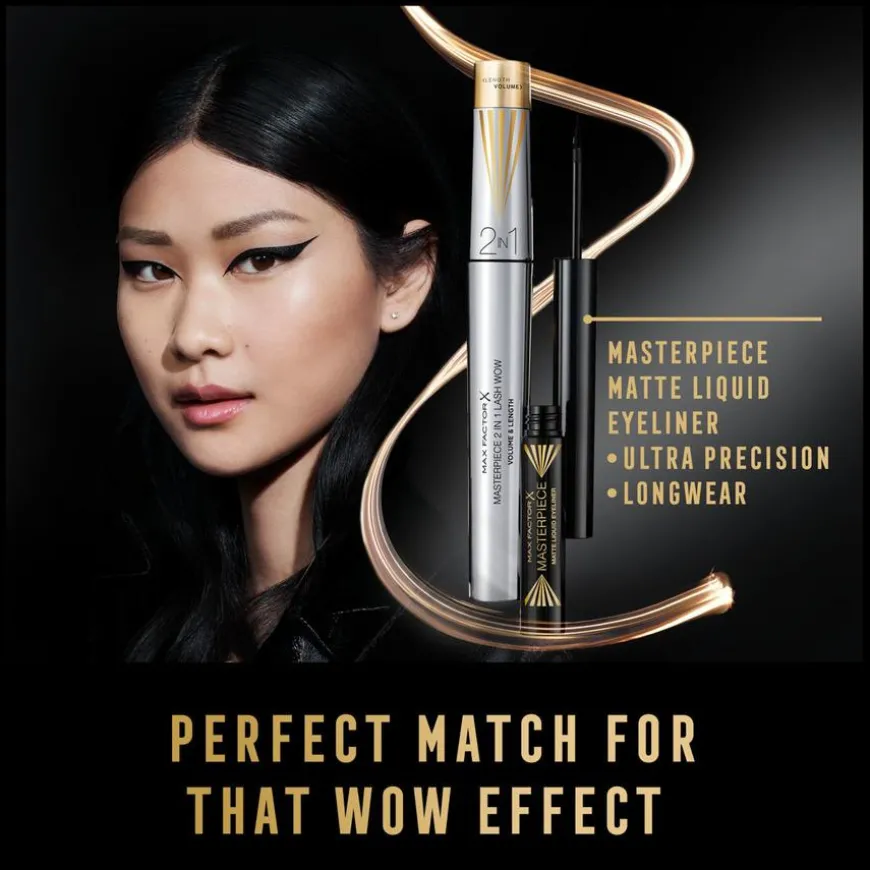 Masterpiece 2-in-1 Lash Wow Mascara 002 Black Brown 7ml