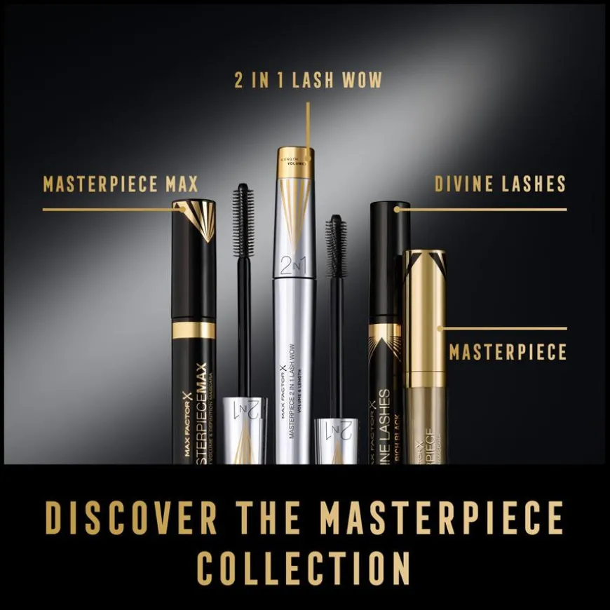 Masterpiece 2-in-1 Lash Wow Mascara 002 Black Brown 7ml