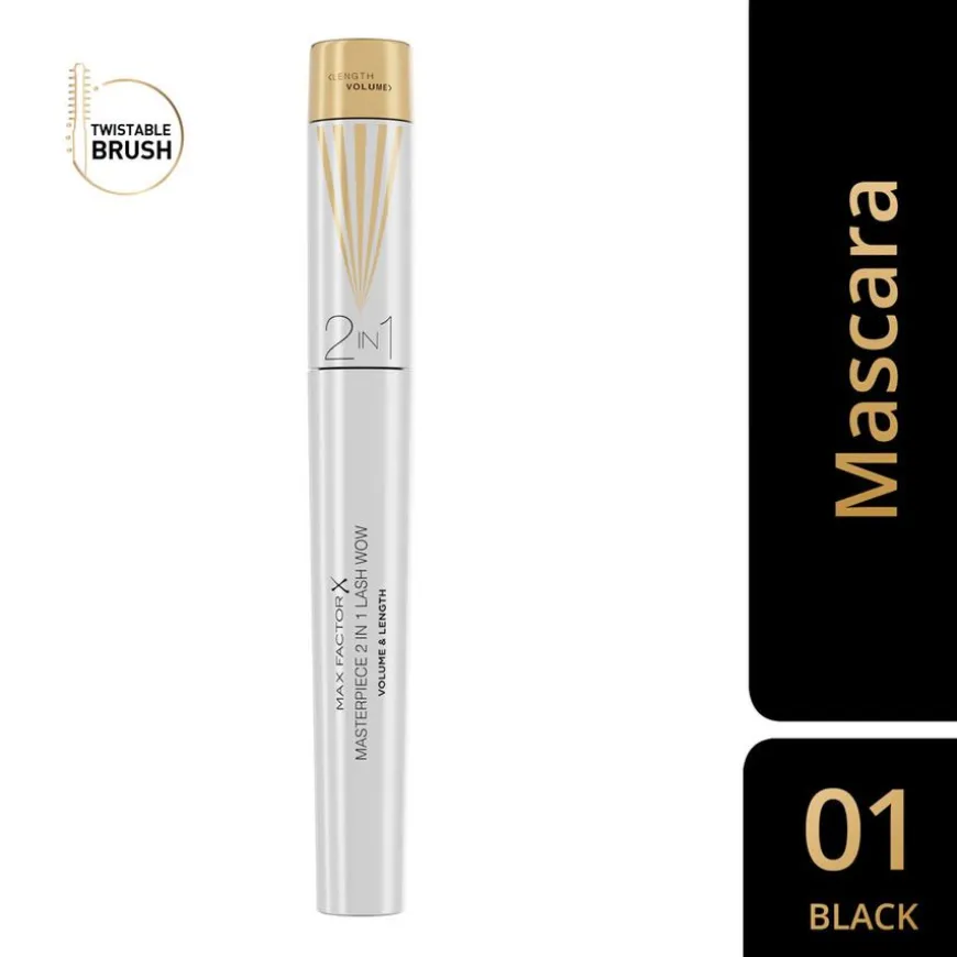 Masterpiece 2-In-1 Lash Wow Mascara Black 7ml