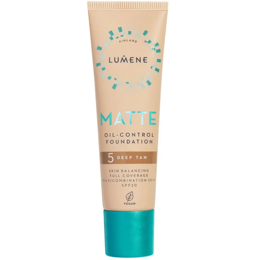 Matte Oil-Control Foundation 5 Deep Tan 30ml