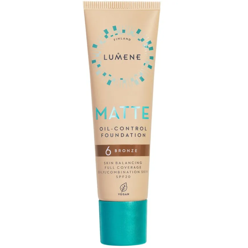 Matte Oil-Control Foundation 6 Bronze 30ml