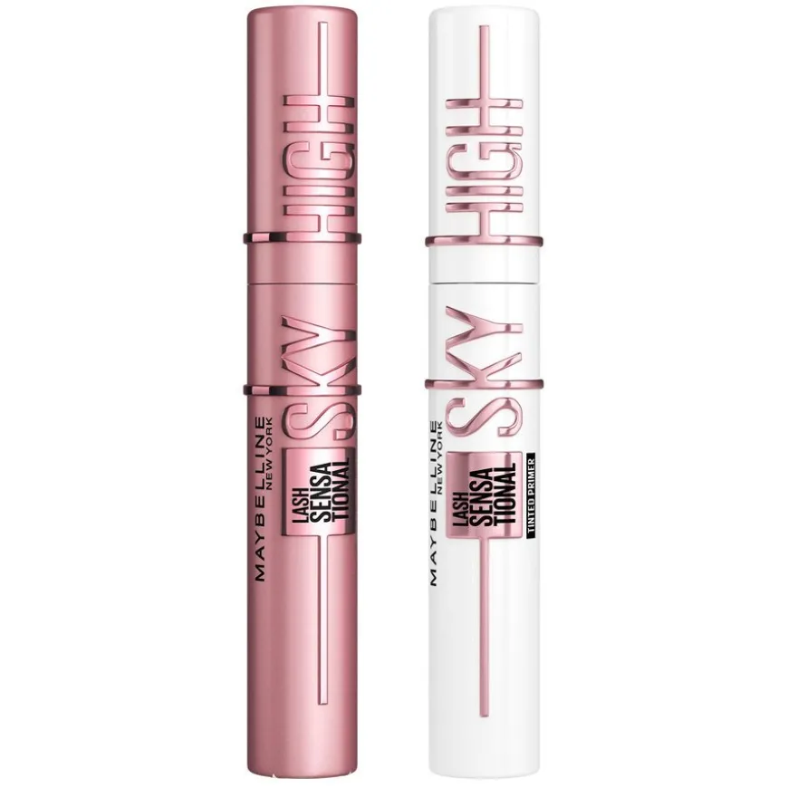 Maybelline Lash Sensational Sky High Mascara Black + Lash Sensational Sky High Tinted Primer