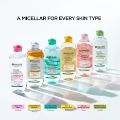 Maybelline Lash Sensational Sky High Mascara Black + Garnier Micellar Cleansing Water Normal & Sensitive Skin