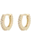 Mayfair Small Ring Earring Gold/Clear