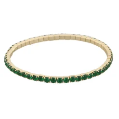 Meadow Elastic Bracelet Gold/Green S/M
