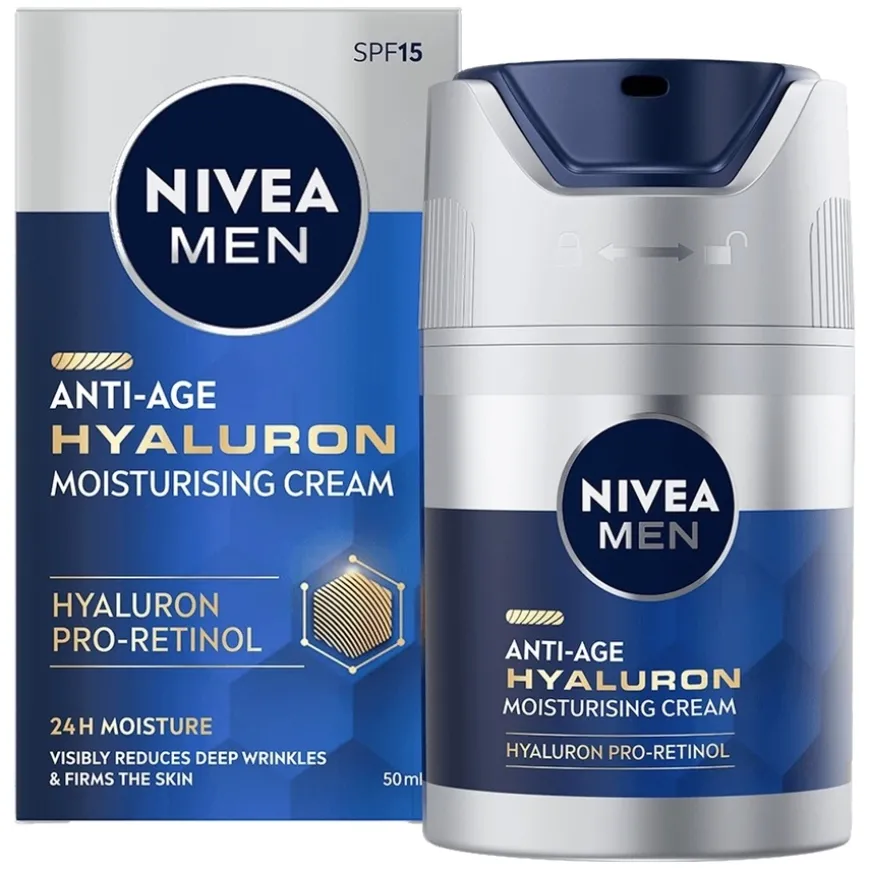 Men Anti-Age Hyaluron Face Cream SPF15 50ml