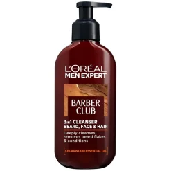 Men Expert Barber Club Beard + Face + Hair 3-In-1 Wash 200ml