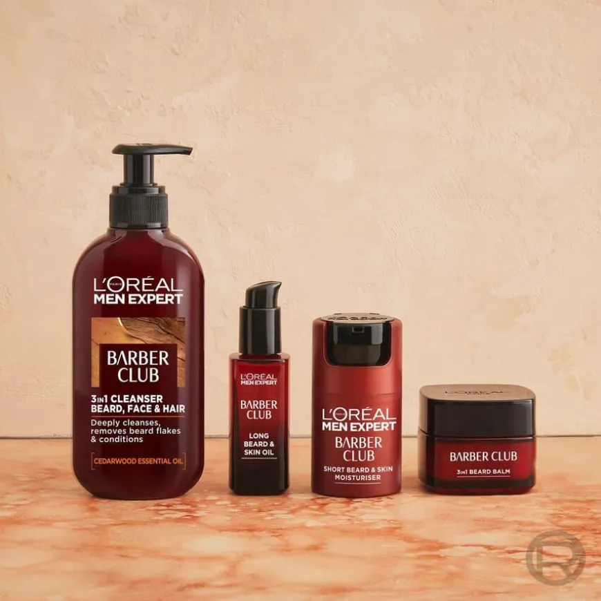 Men Expert Barber Club Beard + Face + Hair 3-In-1 Wash 200ml