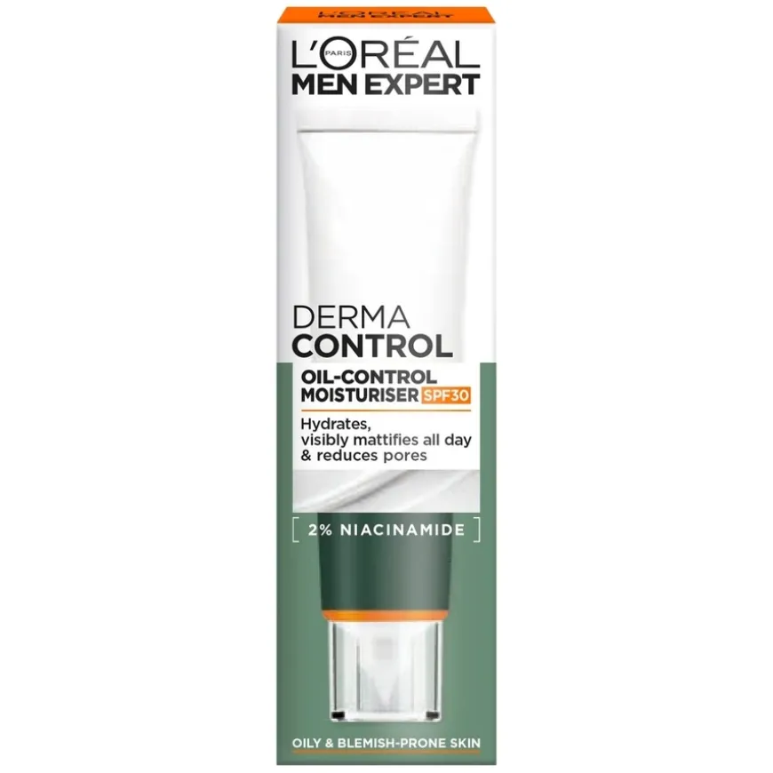 Men Expert Derma Control Oil-Control SPF30 Moisturiser 40ml