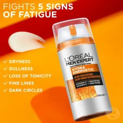 Men Expert Hydra Energetic 24H Anti-Fatigue Face Moisturiser 100ml