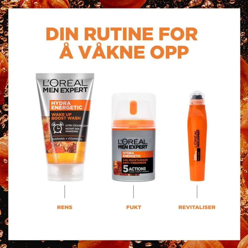 Men Expert Hydra Energetic Wake Up Boost Wash 100ml