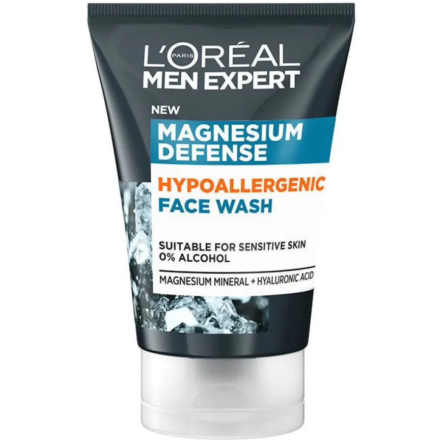 Men Expert Magnesium Defense Hypoallergenic Face Wash 100ml