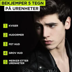 Men Expert Pure Carbon Anti-Imperfections Daily Face Wash 100ml