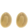 Mia Large Oval Drop Stud Earring Stainless Steel