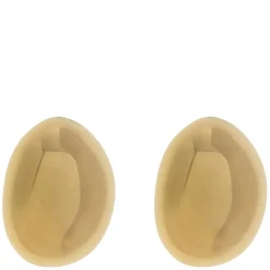 Mia Large Oval Drop Stud Earring Stainless Steel