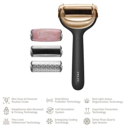 MicroNeedle Face & Body Roller 9 in 1 Gray