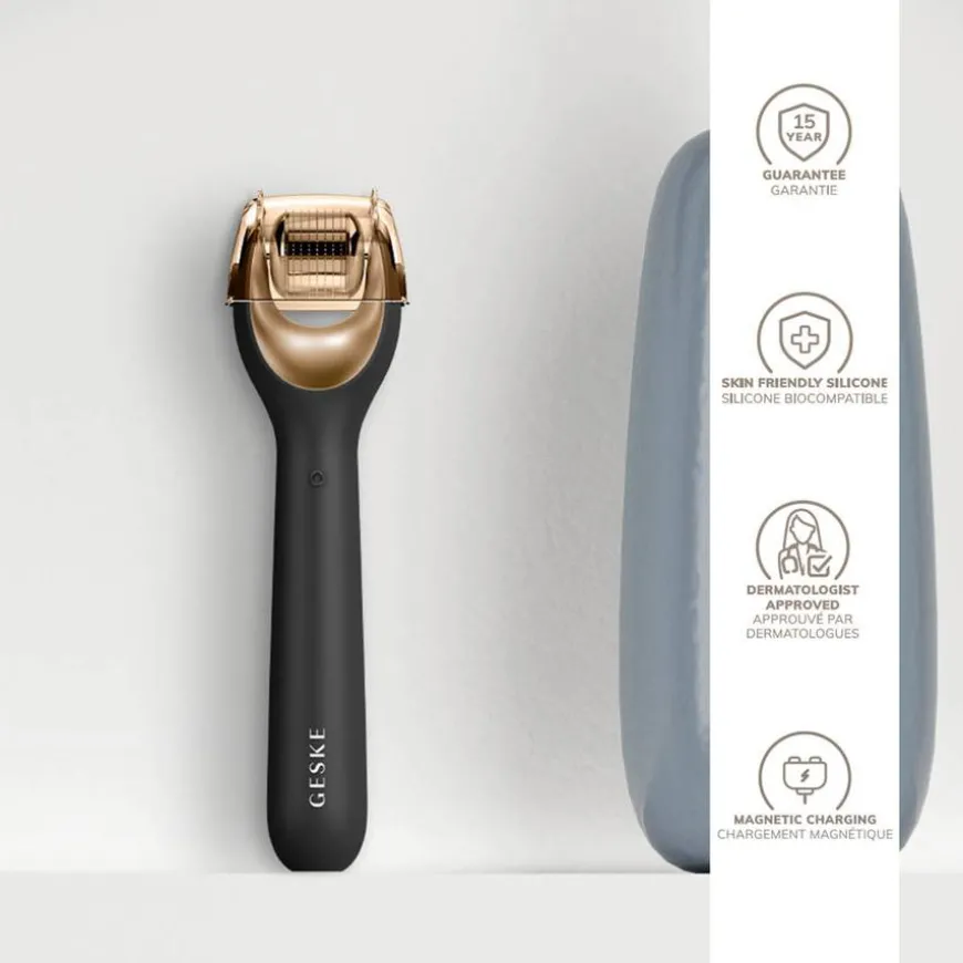 MicroNeedle Face Roller 9 in 1 Gray