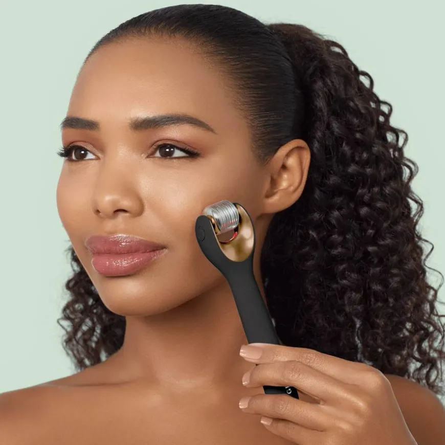 MicroNeedle Face Roller 9 in 1 Gray