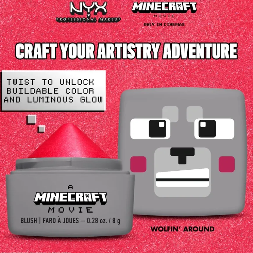 Minecraft Movie Balm Blush 06 Wolfin Around 8g