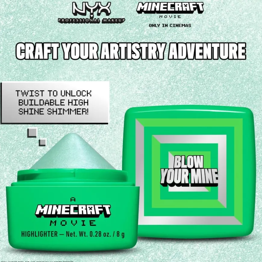 Minecraft Movie Highlighter Balm 01 Blow Your Mine 8g