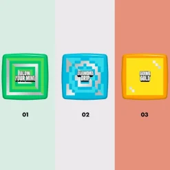 Minecraft Movie Highlighter Balm 03 Going Gold 8g