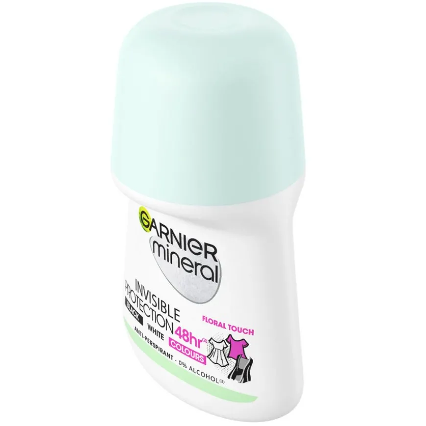 Mineral Invisible BlackWhiteColours 48hr Roll-On 50ml