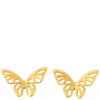 Mini Butterfly Stud Earrings Gold