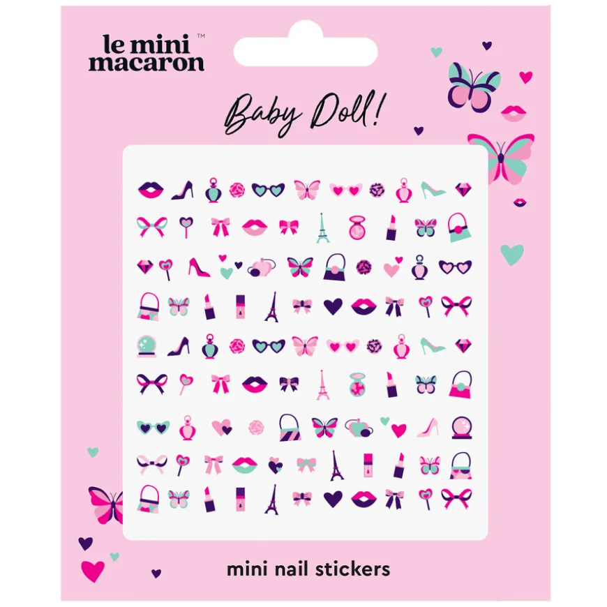 Mini Nail Stickers Baby Doll