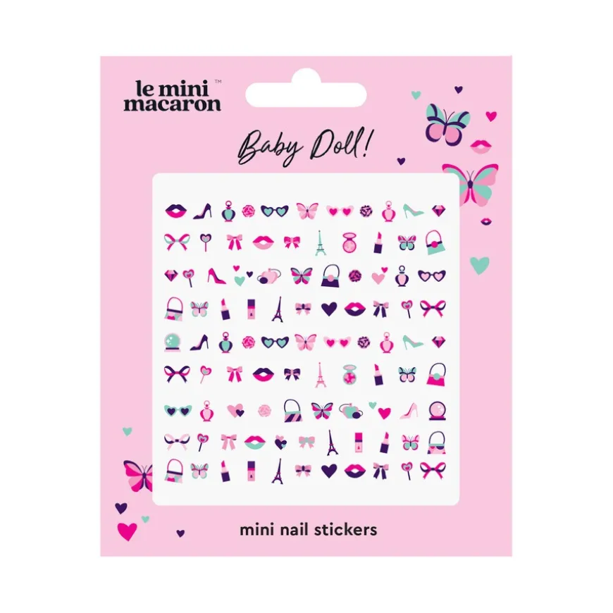 Mini Nail Stickers Baby Doll