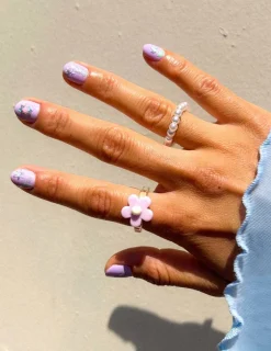 Mini Nail Stickers Electric Bouquet