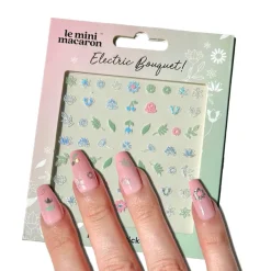 Mini Nail Stickers Electric Bouquet