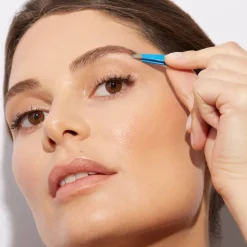 Mini Slant Tweezer Bahama Blue