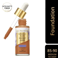 Miracle Pure Skin Reset 2 In 1 Serum Foundation Medium To Deep 30ml