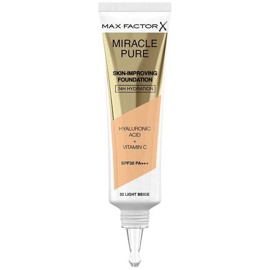 Miracle Pure Skin-Improving Foundation 32 Light Beige 30ml