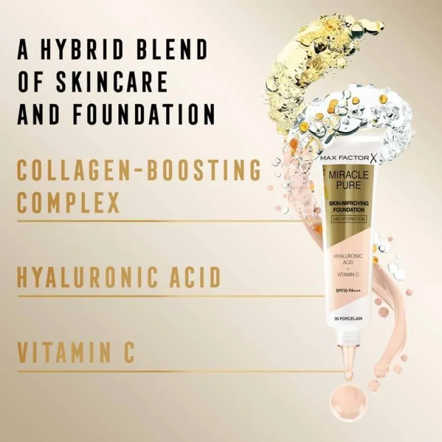 Miracle Pure Skin-Improving Foundation 32 Light Beige 30ml