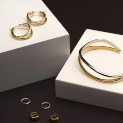 Mixed Plate Open Organic Cuff