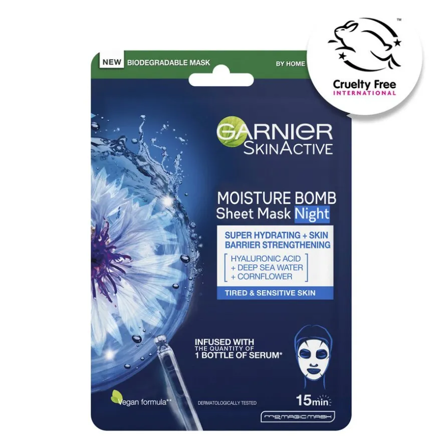 Moisture Bomb Super Hydrating & Strengthening Night Tissue Mask 28g