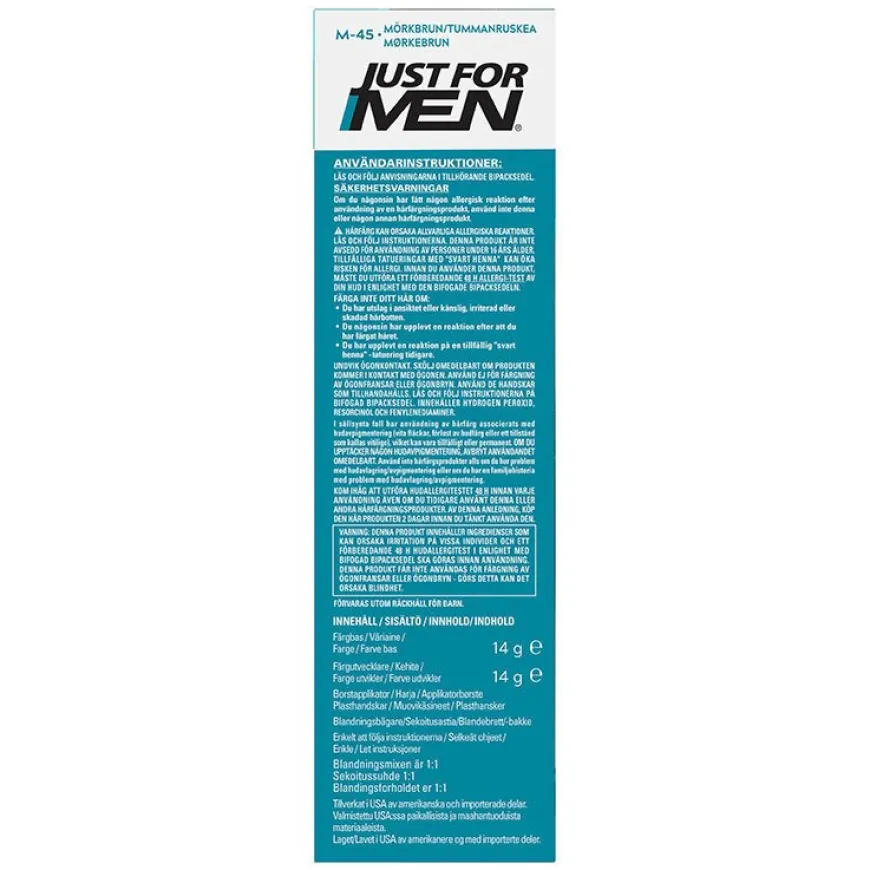 Moustache & Beard Dark Brown 28g