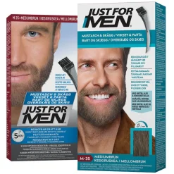 Moustache & Beard Medium Brown 28g