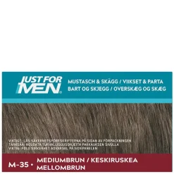 Moustache & Beard Medium Brown 28g