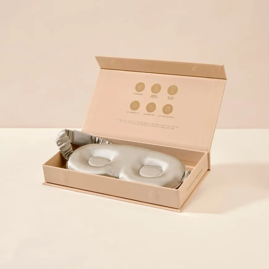 Mulberry Silk Contour Sleep Mask Greige 1pcs