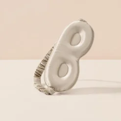 Mulberry Silk Contour Sleep Mask Greige 1pcs