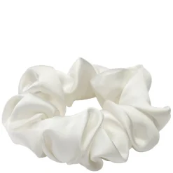 Mulberry Silk Scrunchie White