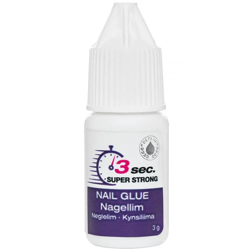 Nail Glue 3 Sec. Naturel Strong 3g