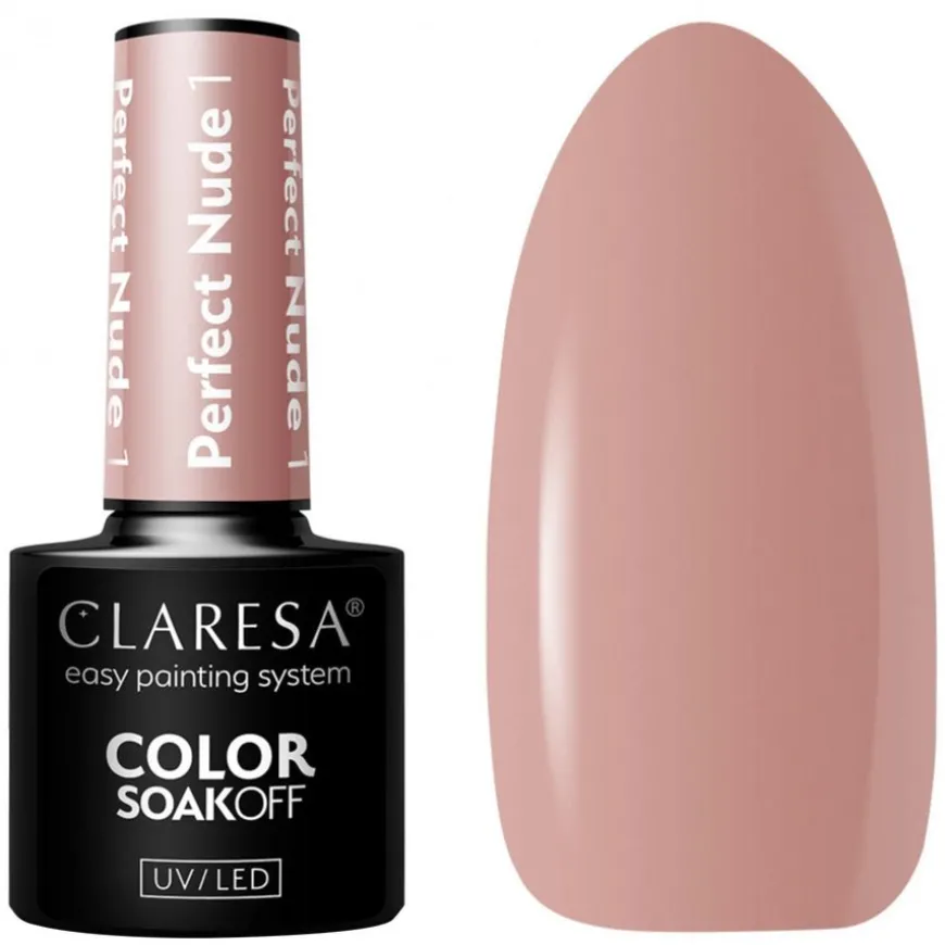 Nail Polish Hybrid Soak Off Perfect Nude 01 5ml