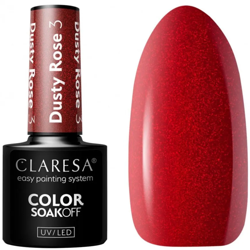 Nail Polish Hybrid Soak Off Dusty Rose 03 5ml