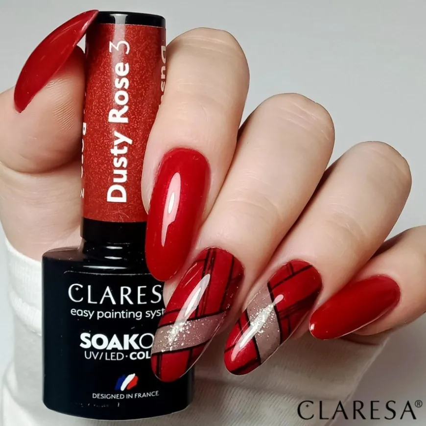 Nail Polish Hybrid Soak Off Dusty Rose 03 5ml