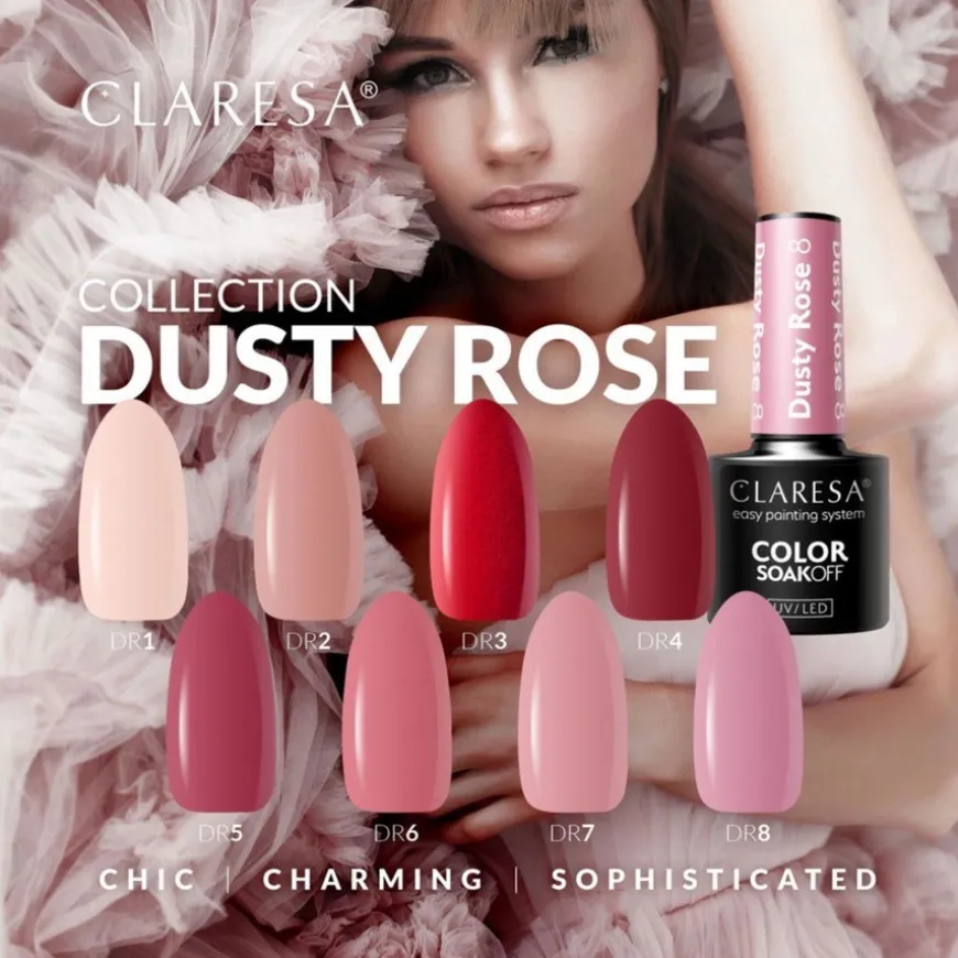 Nail Polish Hybrid Soak Off Dusty Rose 03 5ml