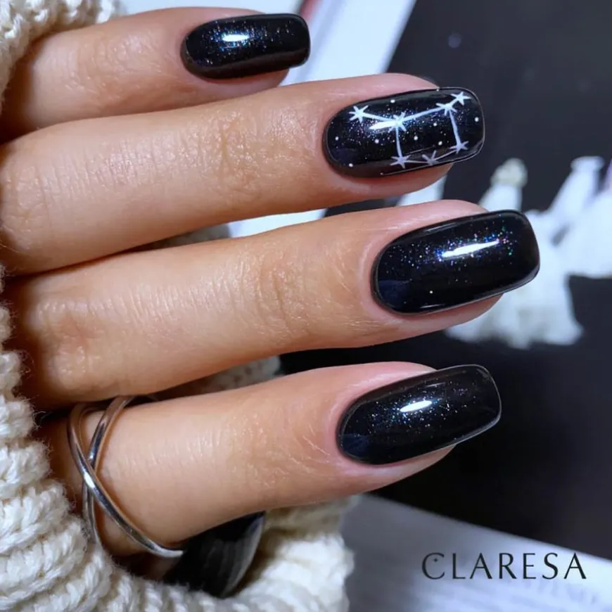 Nail Polish Hybrid Soak Off Galaxy Black 5ml